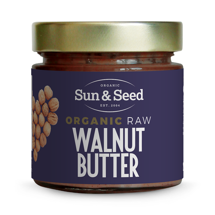 Sun & Seed Organic Raw Walnut Butter 200g
