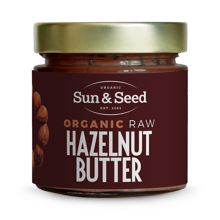 Sun & Seed Organic Raw Hazelnut Butter 200g