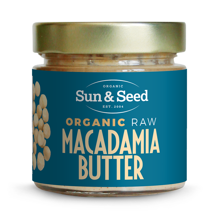 Sun & Seed Organic Raw Macadamia Butter 200g