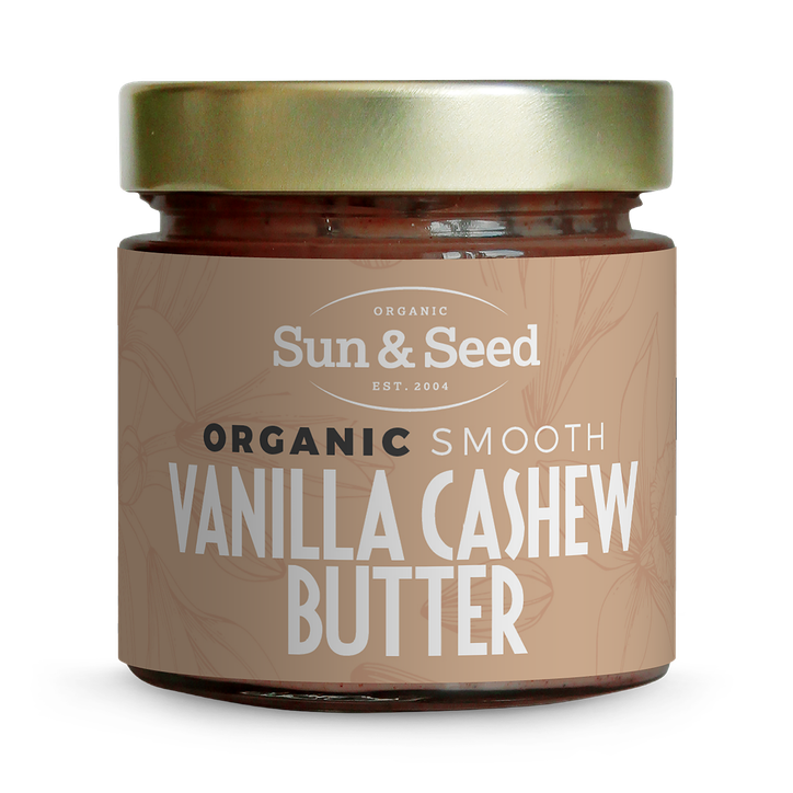 Sun & Seed Organic Smooth Vanilla Cashew Butter 200g