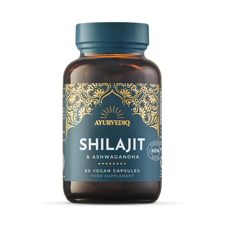 Ayurvediq Shilajit Extract & Organic Ashwagandha Capsules 60 Capsules