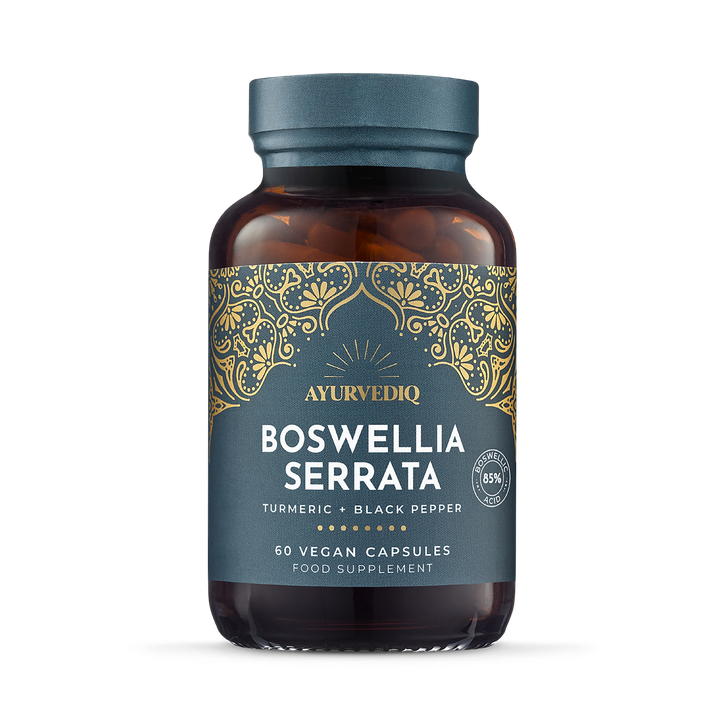Ayurvediq Boswellia Serrata with Org Turmeric & Black Pepper Extract Capsules Capsules - 60 Capsules