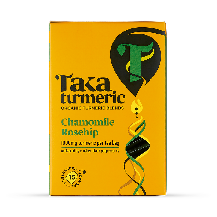 Organic Chamomile Rosehip Turmeric Tea - 15 Teabags
