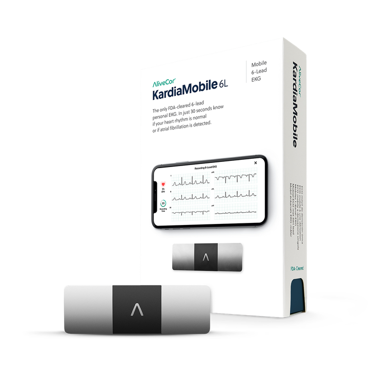 Women's Alivecor KardiaMobile 6L ECG Heart Monitor - Nutritional Support - 1 Items