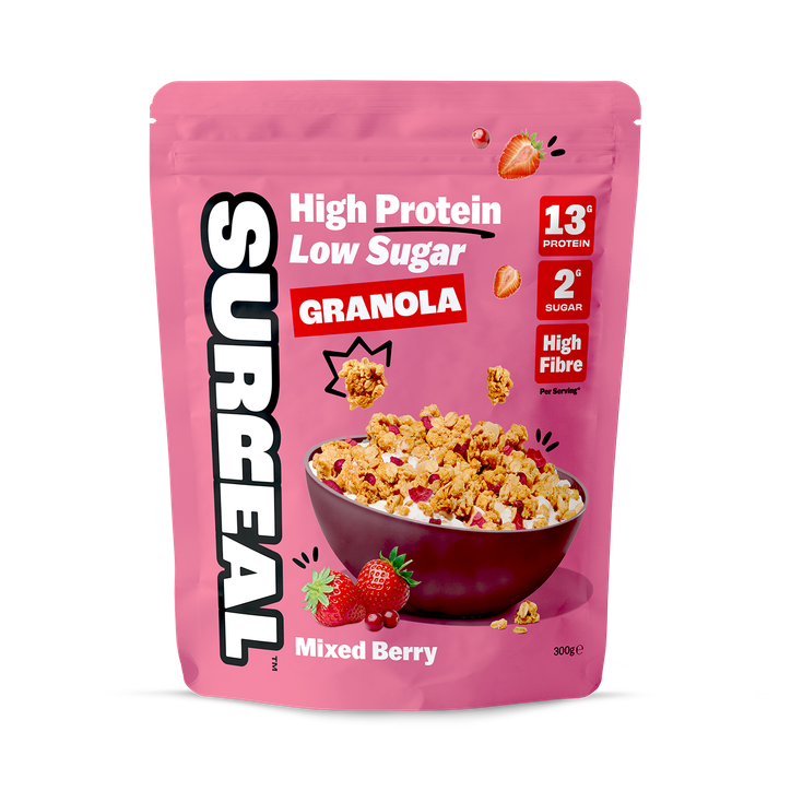 Surreal High Protein Granola Mixed Berry 300g