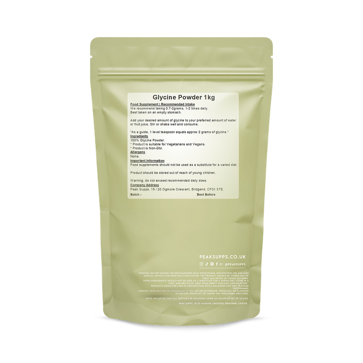 Peak Supps Glycine Powder 1kg