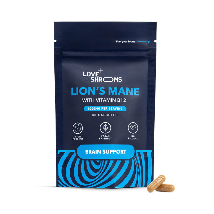 Love Health Lion's Mane Mushroom Capsules 60Capsules