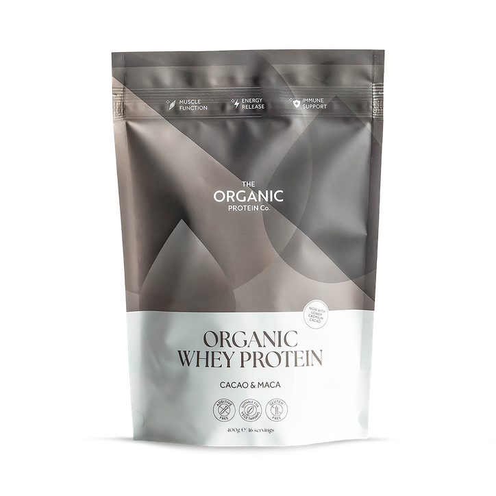 The Organic Protein Co. Organic Whey Protein Cacao & Maca 400 g - 400 g