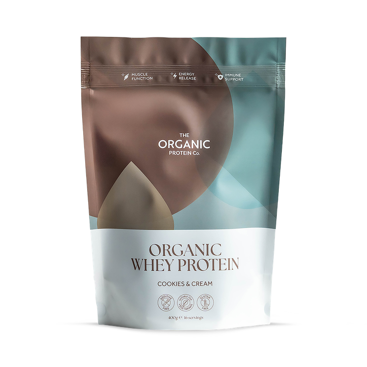 The Organic Protein Co. Organic Whey Protein Cookies & Cream 1200 g - 1200 g