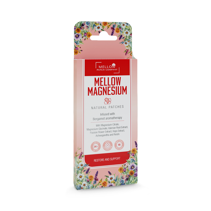 Mellow Patch Company Mellow Patch Natural Topical Patch 18 Piece Mellow Magnesium