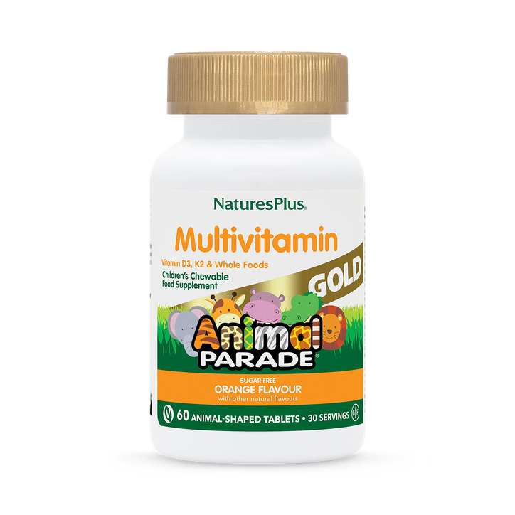 Animal Parade GOLD Multivitamin Children's Chewables - Orange Flavour, 60 Chewable Tablets - 60 Chewables