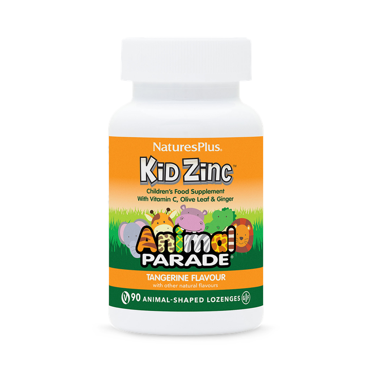 NaturesPlus Animal Parade Kid Zinc with Vitamin C Chewable Lozenges 90