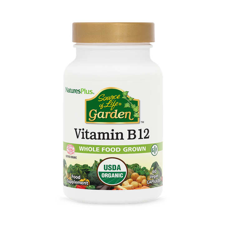 SOL GRDN ORGANIC VIT B-12 1000MCG CAP 60