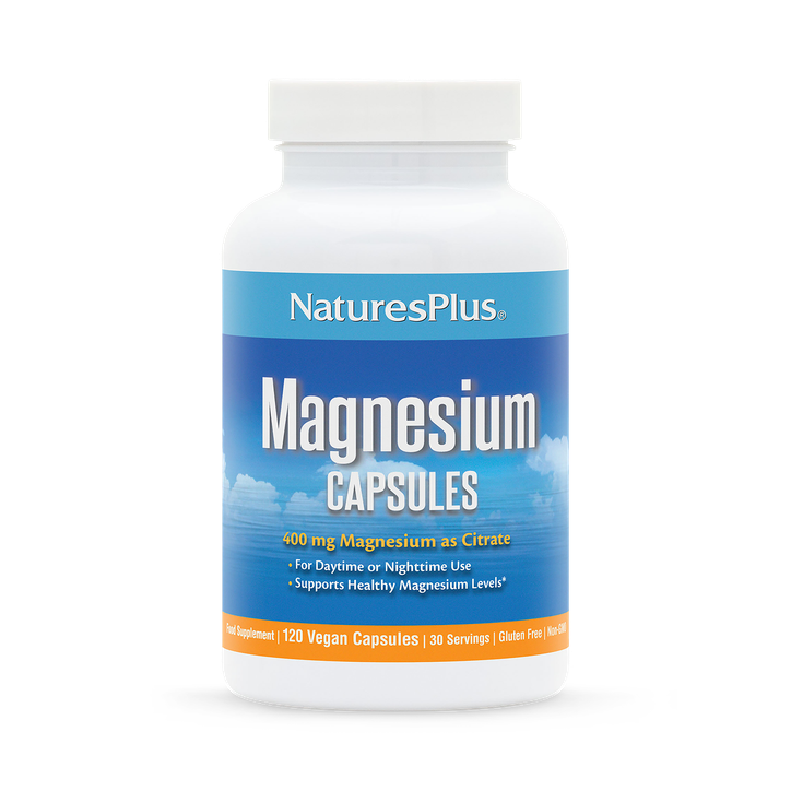 NaturesPlus Magnesium Citrate 120 Capsules