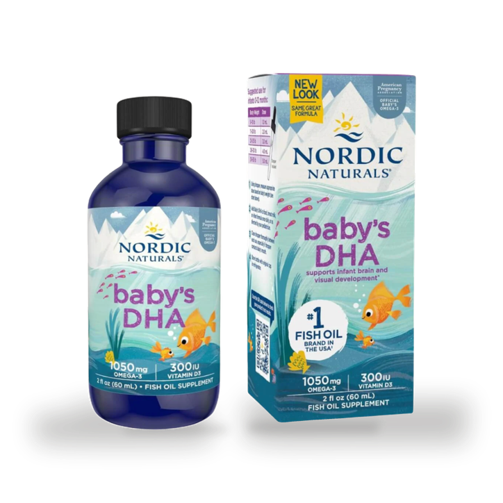 Nordic Naturals Baby's DHA Omega 3 with Vitamin D3 1,050mg 2 fl oz