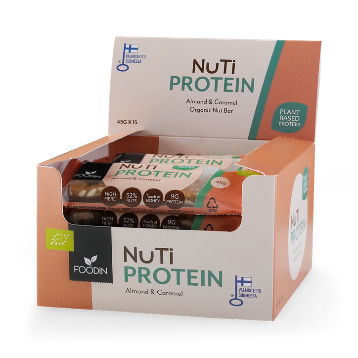NUTI Protein Almond & Caramel 15x45g