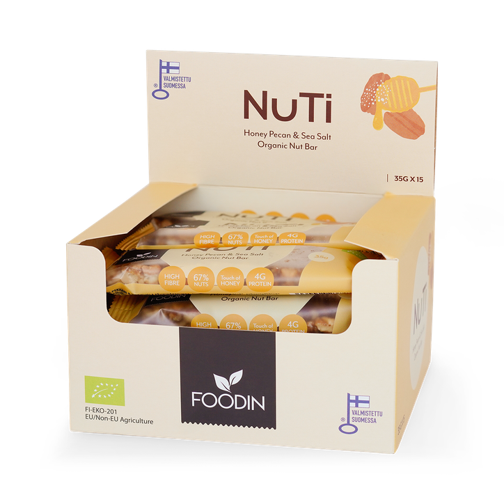 NUTI Honey Pecans & Sea Salt 15x35g