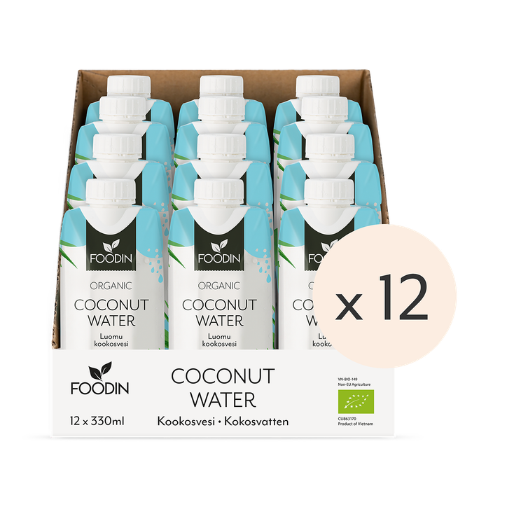 Organic Coconut Water Tetrapak 12x330ml