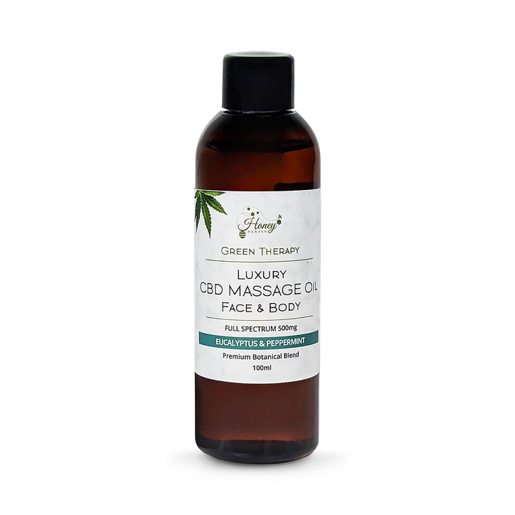 Luxury CBD massage oil eucalyptus & peppermint 500mg