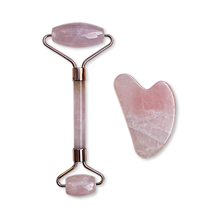 Gua Sha & Face Roller Set
