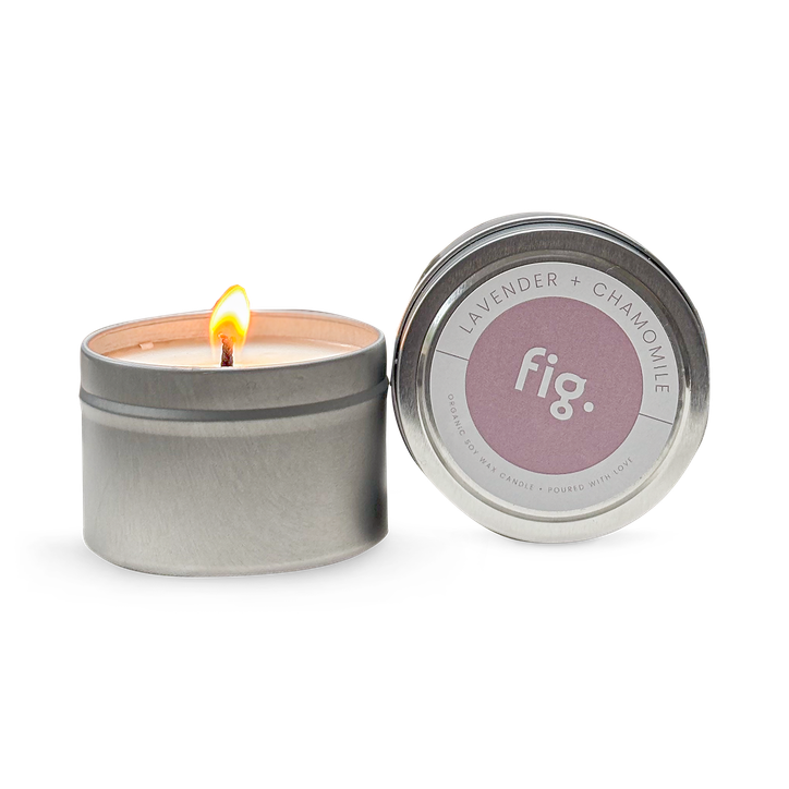 Soy Wax & Pure Essential Oils Handmade Eco Candle - Lavender + Chamomile