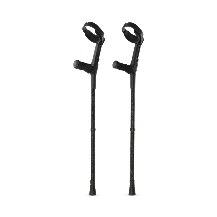 Black Glitter Crutches