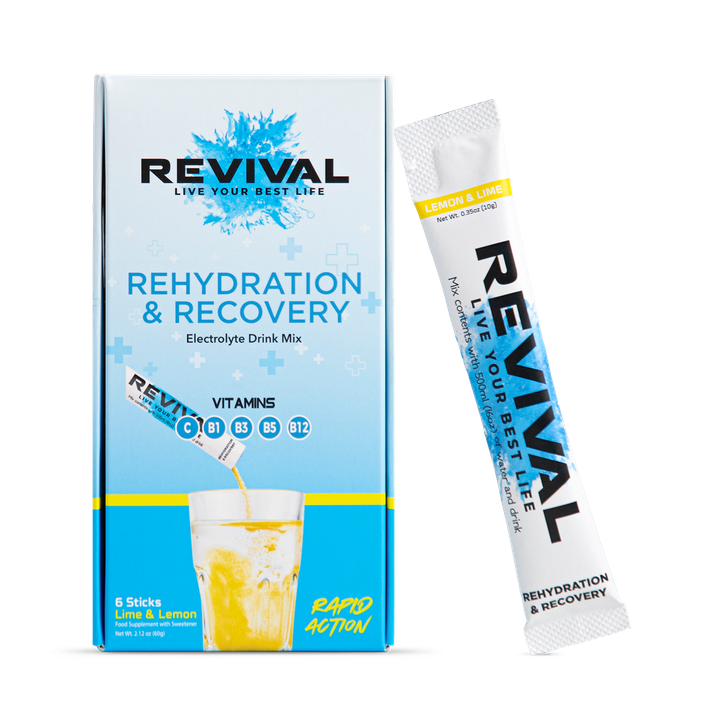Revival Rehydration & Recovery - Lemon & Lime  6 pack