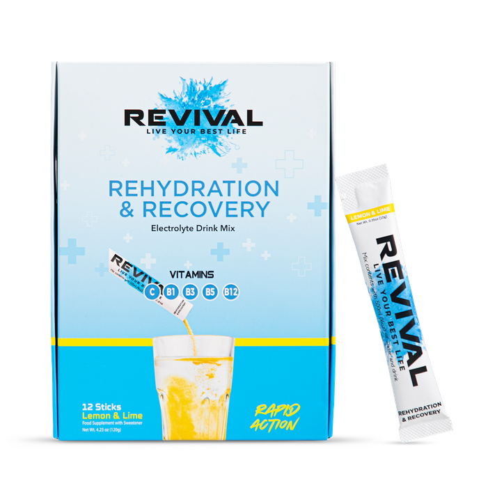 Revival Rehydration & Recovery - Lemon & Lime 12 pack