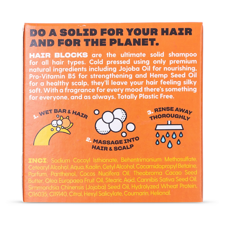 Solid Shampoo - Ginger & Agave Nectar