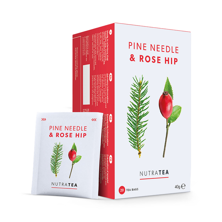 Pine Needle & Rose Hip Herbal Tea - 20 Tea Bags - Energy Support