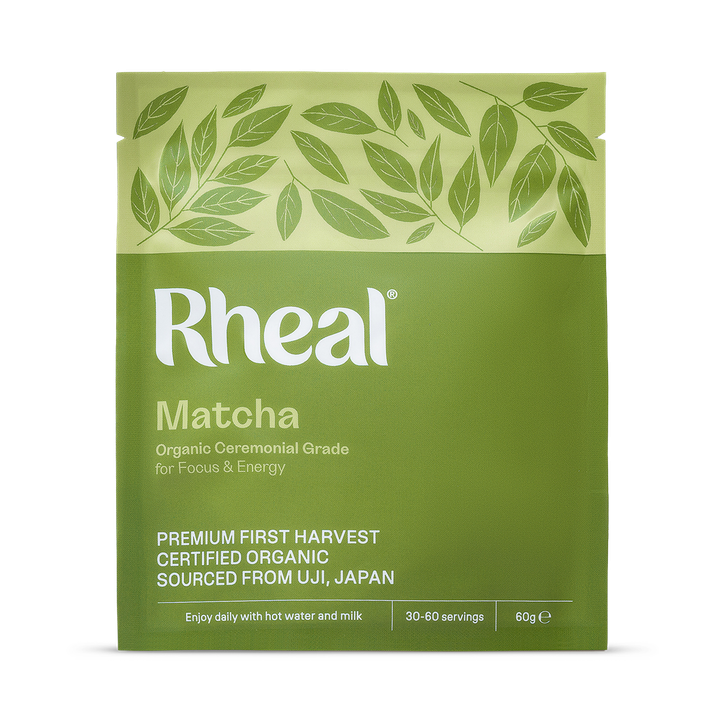 Rheal Organic Japanese Ceremonial Grade Matcha Powder 60 g