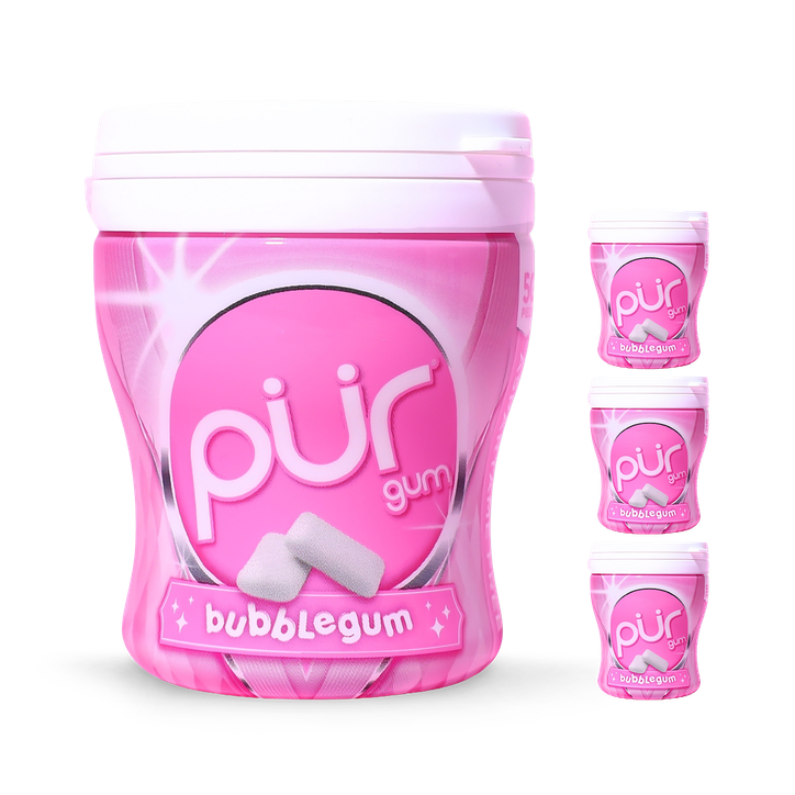 Bubblegum Gum 4 x 70g Shaker Cups