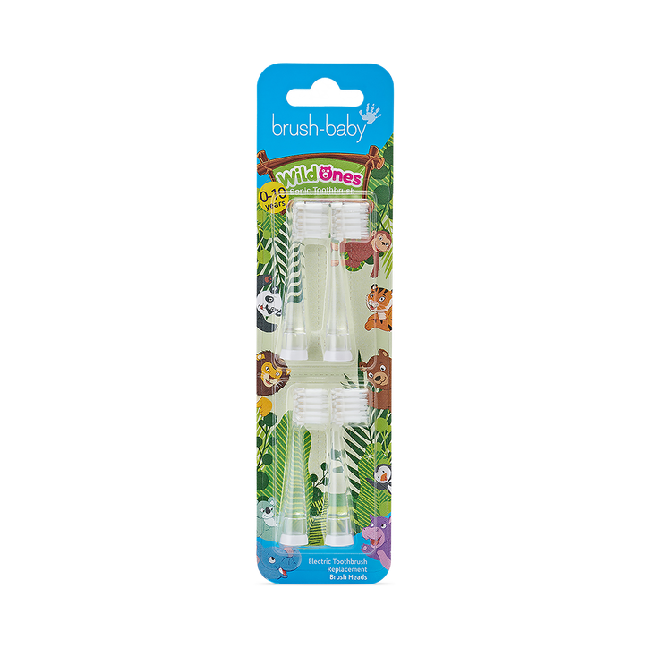 Brush baby WildOnes Replacement Brush Heads (4 Pack)