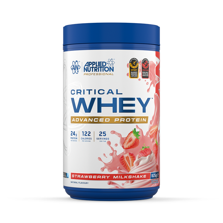 Applied Nutrition Critical Whey Protein Powder Strawberry Milkshake 825g