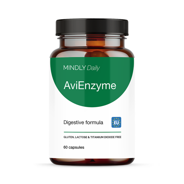"AviEnzyme" DigeZyme Enzyme complex 250 mg 60 capsules