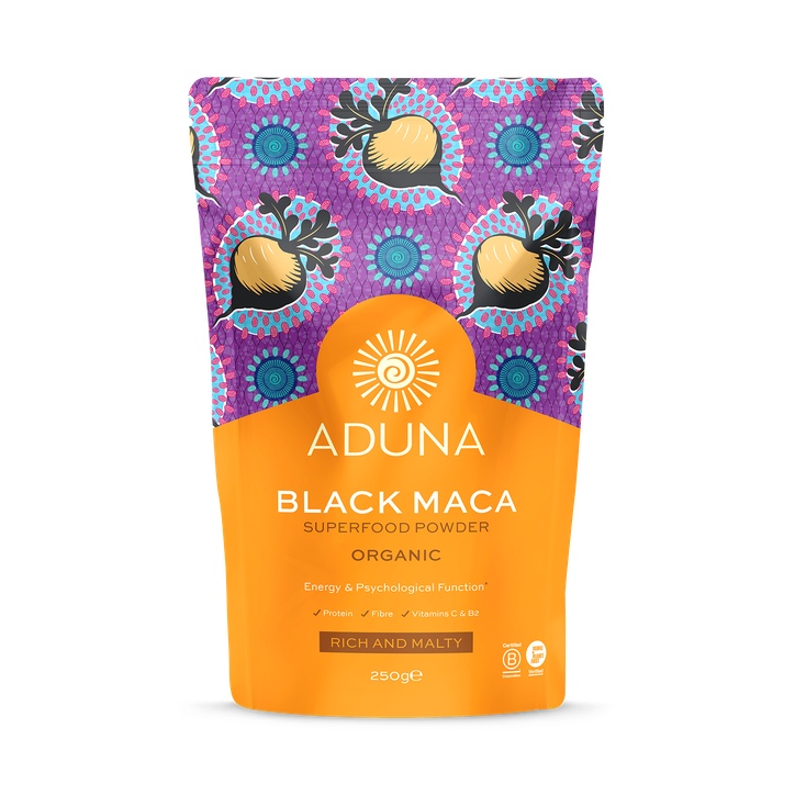 Aduna Black Organic Superfood Maca Powder 250 G
