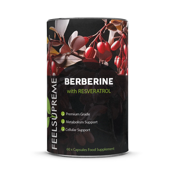 Premium Berberine & Resveratrol Supplement 60 Caps