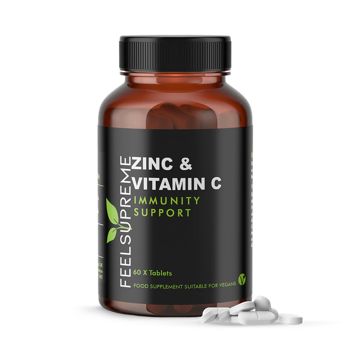 Zinc with Vitamin C / Boost Immunity Naturally 60 Tabs