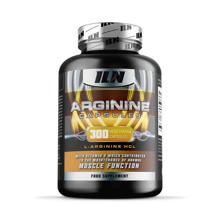 L Arginine Capsules - 2,600mg per Serving with Added Glutamine - 300 Vegetarian Capsules
