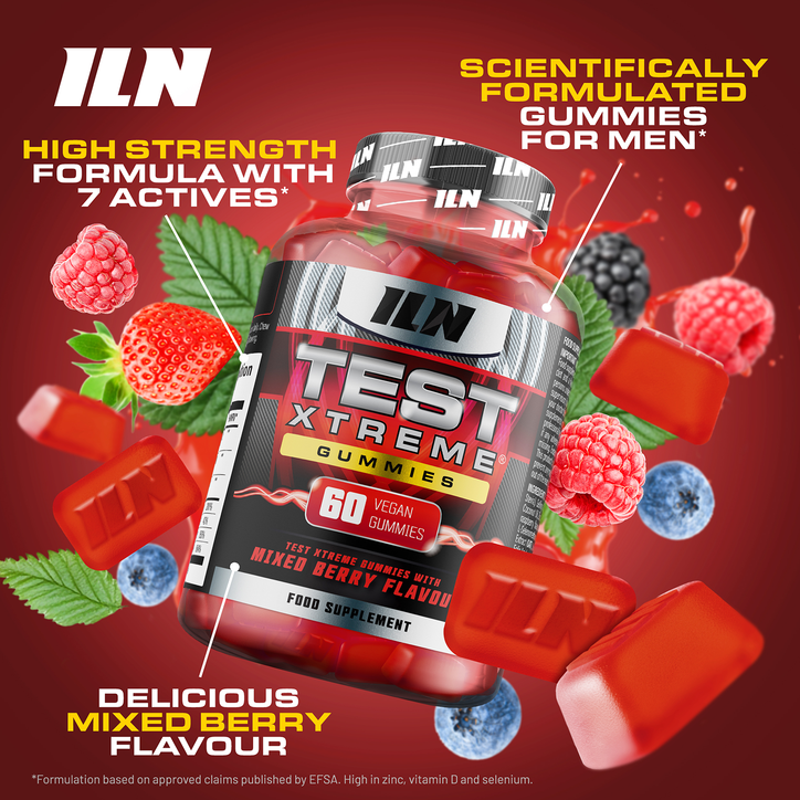 Test Xtreme Gummies - Testosterone Supplements for Men - 60 Vegan Gummies (Berry Flavour) image 4