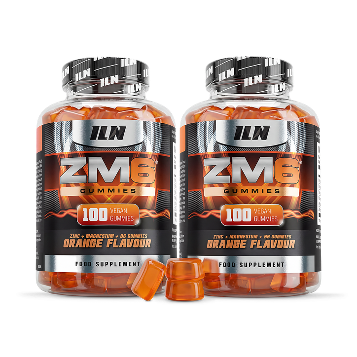 ZM6 Gummies - High Strength Zinc, Magnesium & Vitamin B6 - 200 Vegan Gummies (Orange Flavour)