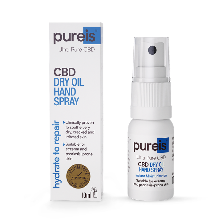 Pureis Ultra Pure CBD Dry Hand Oil Spray