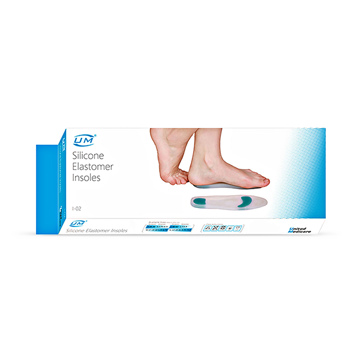 I-02 GM SILICONE ELASTOMER INSOLES (PAIR) - XL