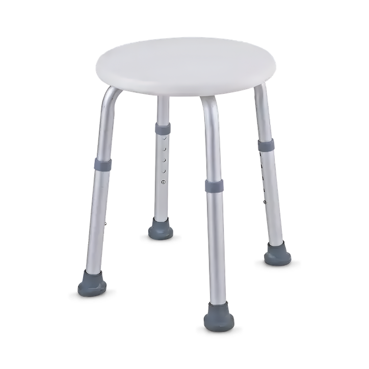 GO03780L - Shower chair aluminium shower seat without a back/arms - 1 Unit