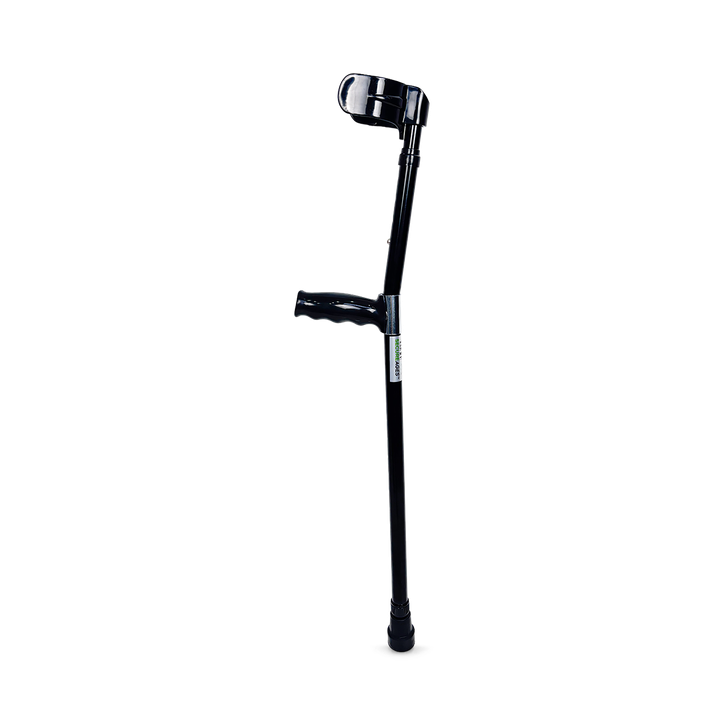 Greenlight Orthotics WALKING STICK Aluminium Elbow Crutch Dark