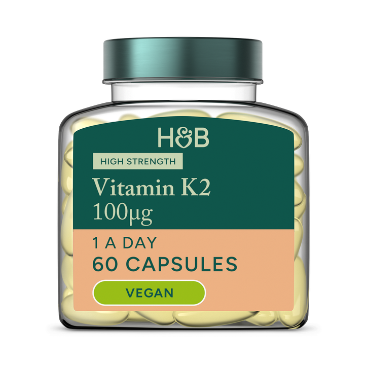 Holland & Barrett Vitamin K2 100mcg 60 Softgel Capsules