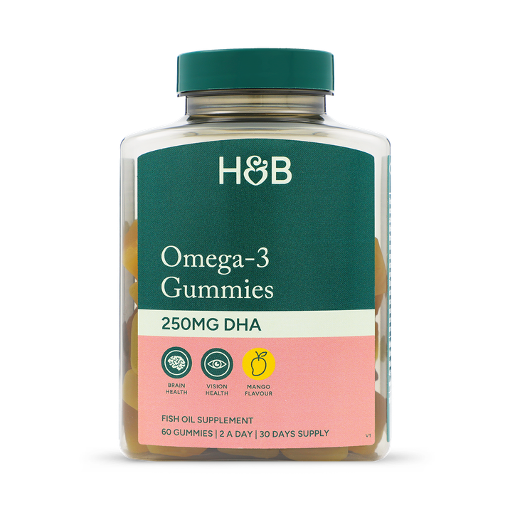 Holland & Barrett Omega DHA Mango Flavour 60 Gummies