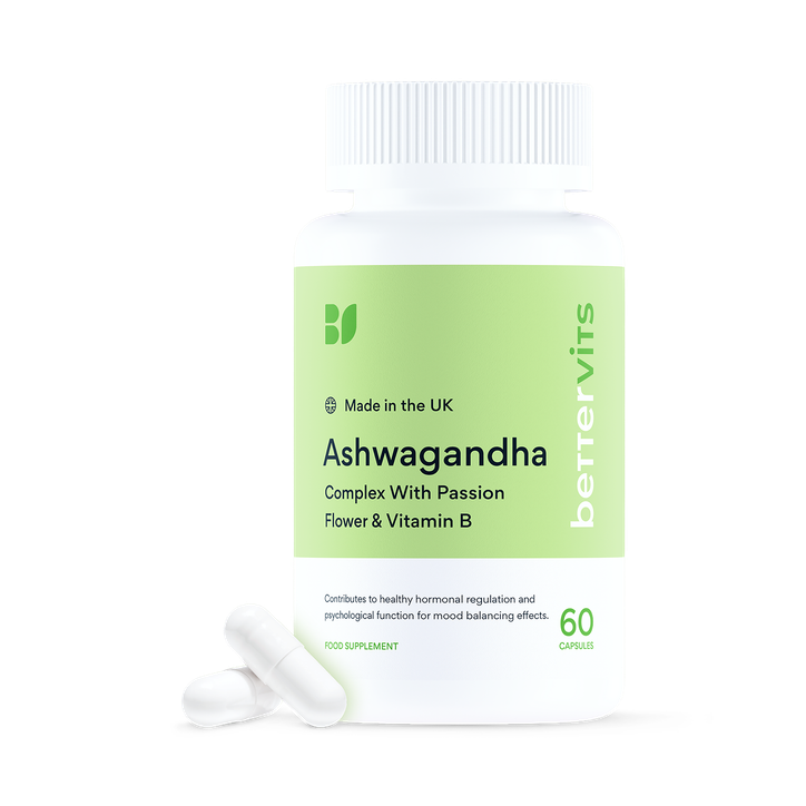 Ashwagandha Complex with Passion Flower & Vitamin B 60 Capsules