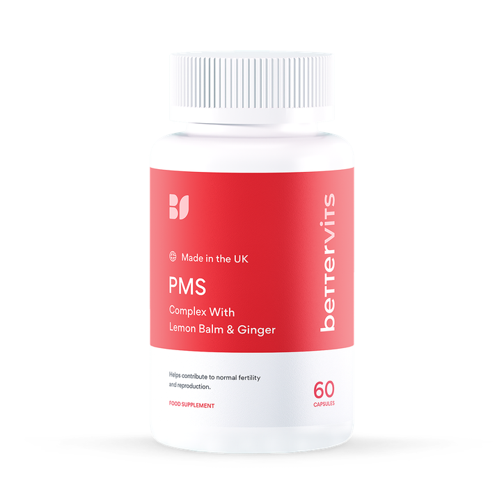 PMS Complex with Lemon Balm & Ginger - 60 Capsules
