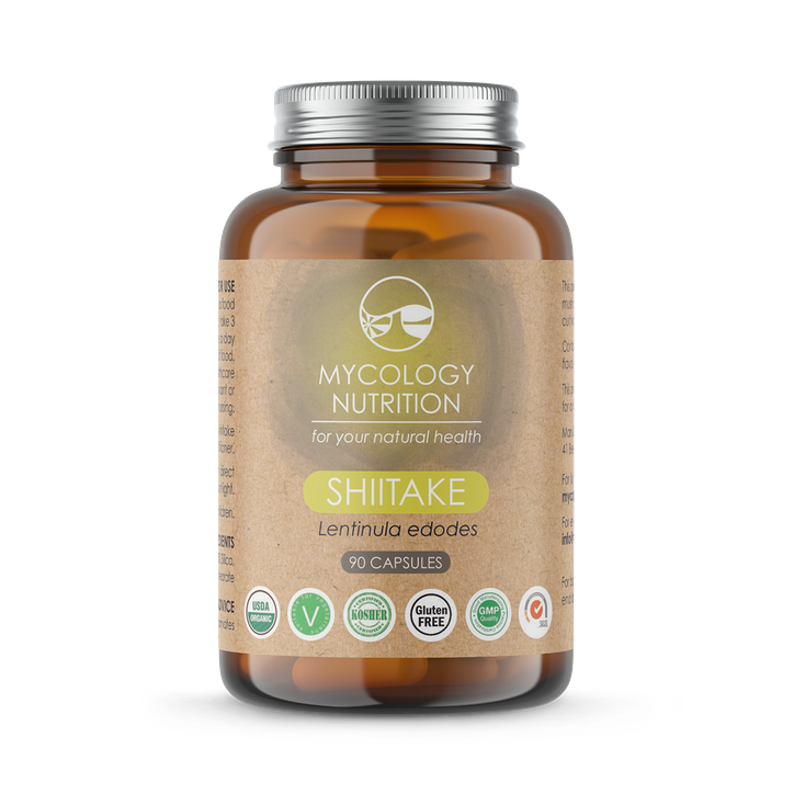 Mycology Nutrition Organic Shiitake 450mg 90 Capsules